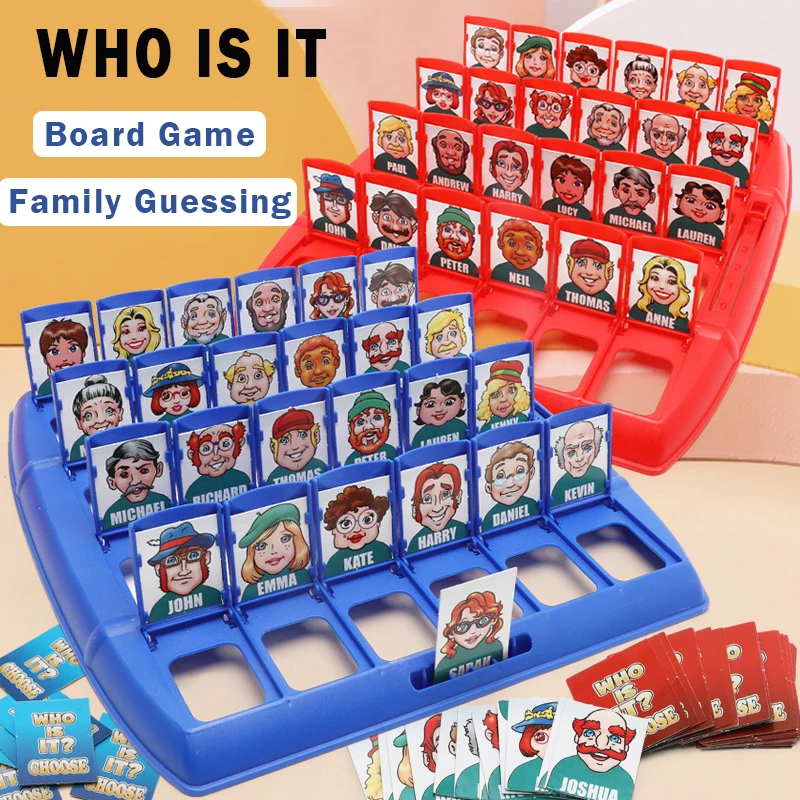Who Is It Classic Board Games Funny Family Guessing Montessori Antistress Interactive Memory Kids Children Educational Toy Gift
Who Is It Classic Board Games Funny Family Guessing Montessori Antistress Interactive Memory Kids Children Educational Toy Gift