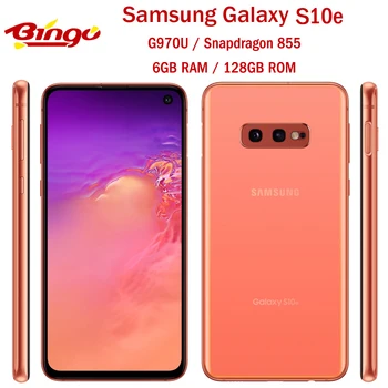 

Samsung Galaxy S10e G970U US Version Octa Core Snapdragon 855 LTE Android Mobile Phone 5.8" 16MP&12MP 6GB RAM 128GB ROM NFC