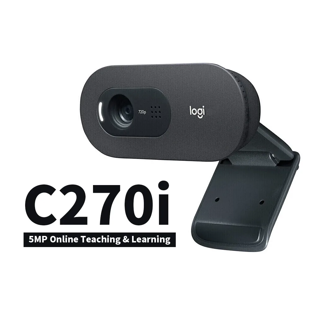 Original Webcam C270i Desktop Computer Notebook Free Drive Online Course Webcam Video Chat Recording USB Camera HD
Original Webcam C270i Desktop Computer Notebook Free Drive Online Course Webcam Video Chat Recording USB Camera HD
