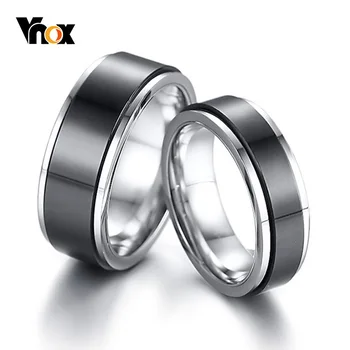 Vnox Stylish Double Layered Wedding Rings for Women Men Stainless Steel Couple Bands Lovers Anniversary Gift Ornaments
Vnox Stylish Double Layered Wedding Rings for Women Men Stainless Steel Couple Bands Lovers Anniversary Gift Ornaments