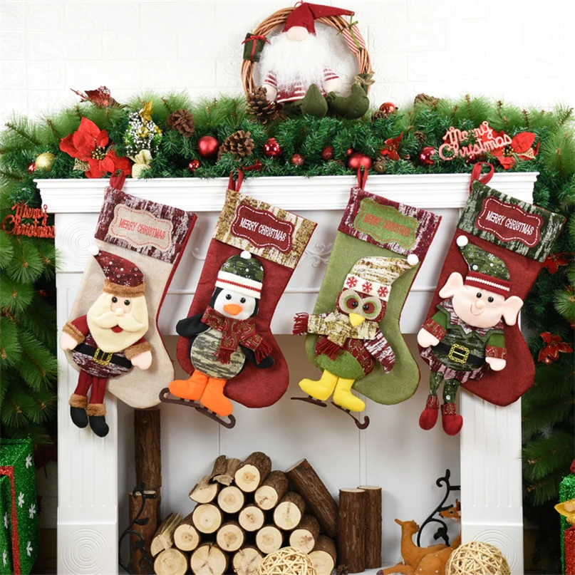 Santa Claus Santa Sacks Christmas Stockings christmas tree decorations New Year Gift Bags Christmas Gift Bags Natal decoration
Santa Claus Santa Sacks Christmas Stockings christmas tree decorations New Year Gift Bags Christmas Gift Bags Natal decoration