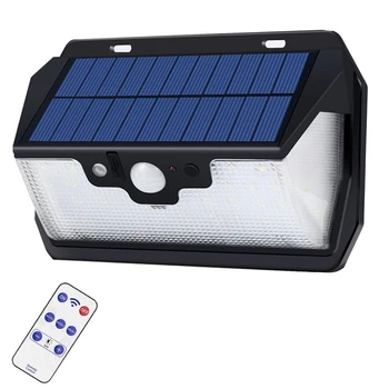 55 LED 900lm Solar Light remote control radar smart 3 side lighting Great Microwa IP camp street wall lamp yard ca
55 LED 900lm Solar Light remote control radar smart 3 side lighting Great Microwa IP camp street wall lamp yard ca