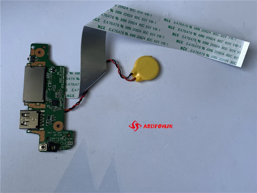 

Original Used 330S ARR IO V06 FOR LENOVO IDEAPAD 330S-15ARR 15 USB Switch Board With Cable 431204728060 Test Work