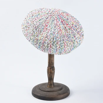 Spring Winter Berets Hat Painter Style Hat Mixed Color Hats Circle Yarn Beads Cap In Apparel For Women
Spring Winter Berets Hat Painter Style Hat Mixed Color Hats Circle Yarn Beads Cap In Apparel For Women