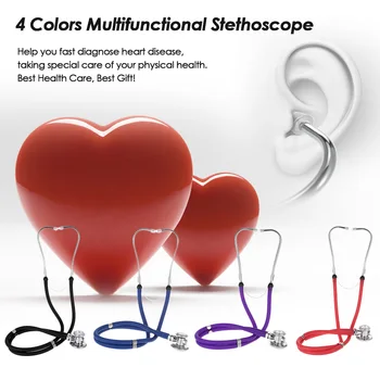 Portable Dual Head Stethoscope Cardiology Stethoscope Professional Heart Stethoscope Nurse Student Equipment Health Care Device
Portable Dual Head Stethoscope Cardiology Stethoscope Professional Heart Stethoscope Nurse Student Equipment Health Care Device