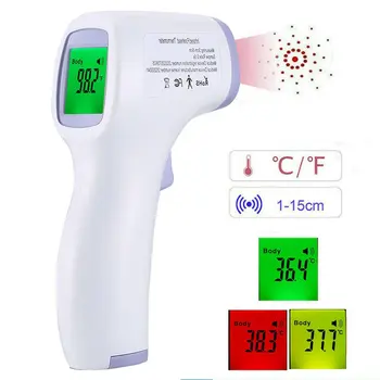 Infrared LCD Thermometer Handheld Digital Laser Kitchen Thermometer Non-Contact Body Forehead Temperature Measures Meter
Infrared LCD Thermometer Handheld Digital Laser Kitchen Thermometer Non-Contact Body Forehead Temperature Measures Meter