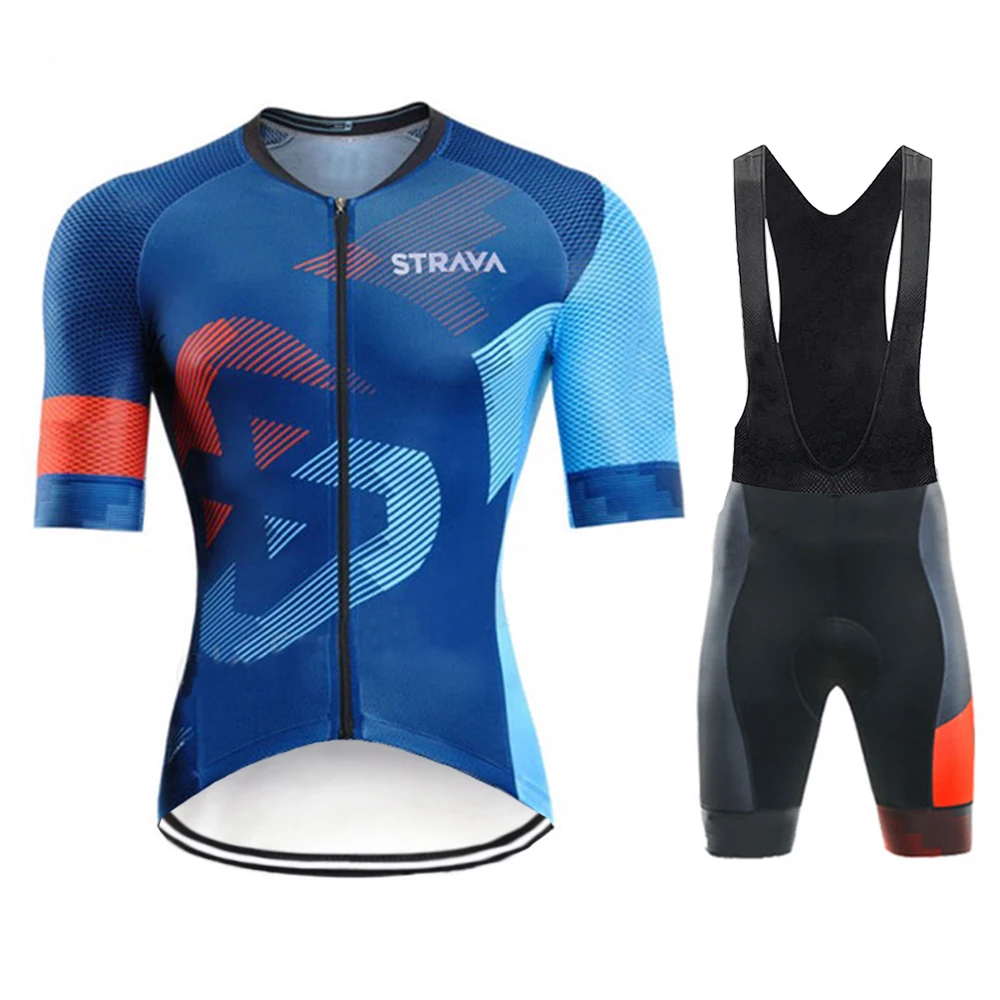 Новые украшения красного цвета STRAVA Велоспорт Джерси короткий рукав велосипедная