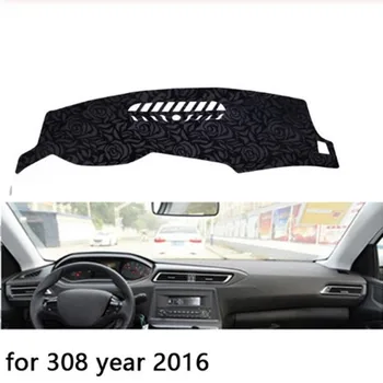 Rose Pattern Non-slip Dashmat Dash Mat Dashboard Cover Pad Cover Carpet Car Sticker for p-eugeot 308 2016 2017-2019 Car Styling 
Rose Pattern Non-slip Dashmat Dash Mat Dashboard Cover Pad Cover Carpet Car Sticker for p-eugeot 308 2016 2017-2019 Car Styling