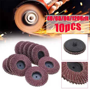 10PCS 40/60/80/120 Grit Grinding Wheels Flap Discs Angle Grinder Sanding Discs Metal Plastic Wood Abrasive Tool
10PCS 40/60/80/120 Grit Grinding Wheels Flap Discs Angle Grinder Sanding Discs Metal Plastic Wood Abrasive Tool