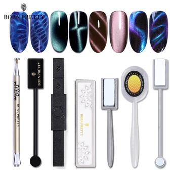 

Strong Magnetic Stick Nail Tools for Magnetic Gel Nail Polish Need UV Lamp Magnet Pen Magic 3D Effect Magnetic Board 21 Styles