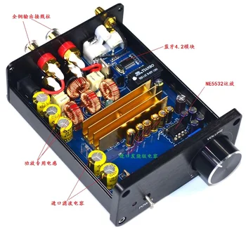 YJ-mini High Power TPA3116 2.0HIFI Dual Core Fever Digital Power Amplifier 100W * 2 Bluetooth 4.2 Version
YJ-mini High Power TPA3116 2.0HIFI Dual Core Fever Digital Power Amplifier 100W * 2 Bluetooth 4.2 Version