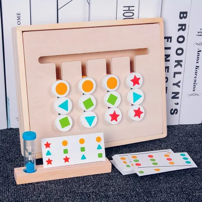 Wooden Montessori Teaching Aids 0.46 Four Colors Game ENLIGHTEN Logical Thinking Azimuth Training Educational Early Childhood CH
Wooden Montessori Teaching Aids 0.46 Four Colors Game ENLIGHTEN Logical Thinking Azimuth Training Educational Early Childhood CH