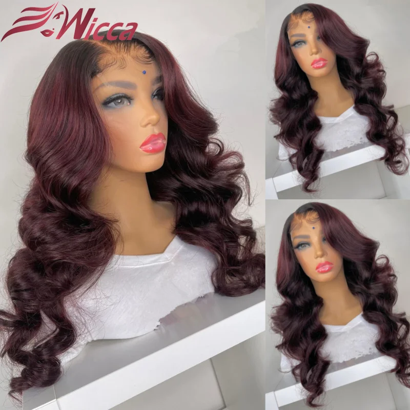 Colored Deep Burgundy Lace Front Wigs Human Hair Body Wave Wig 13x4 Lace Front Wigs For Women Transparent Brazilian Remy Wig
Colored Deep Burgundy Lace Front Wigs Human Hair Body Wave Wig 13x4 Lace Front Wigs For Women Transparent Brazilian Remy Wig