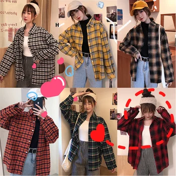New Style Spring Retro Sense of Design Non-mainstream Loose-Fit Versatile Laziness-Style Mid-length Fold-down Collar Plaid Shirt
New Style Spring Retro Sense of Design Non-mainstream Loose-Fit Versatile Laziness-Style Mid-length Fold-down Collar Plaid Shirt