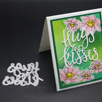 Hugs and Kisses Cutting Dies Letter Metal Cut Die Stencil Wedding Decoration Scrapbooking Embossing New Craft Stamps And Dies
Hugs and Kisses Cutting Dies Letter Metal Cut Die Stencil Wedding Decoration Scrapbooking Embossing New Craft Stamps And Dies