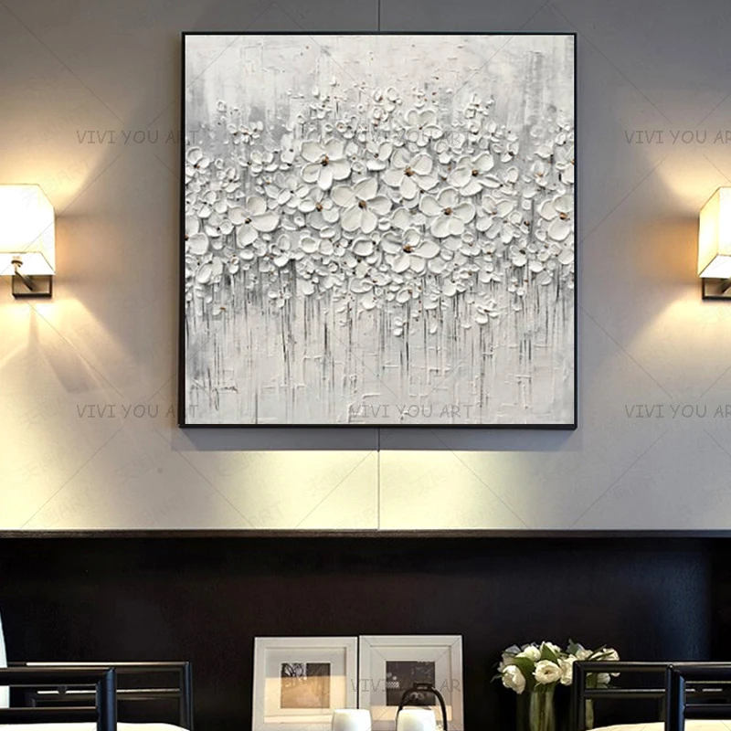 Pretty New Modern Gray White Yellow Flowers Wall Painting Hand Painted On Canvas Wall Picture For Living Room Home Decor Gift
Pretty New Modern Gray White Yellow Flowers Wall Painting Hand Painted On Canvas Wall Picture For Living Room Home Decor Gift