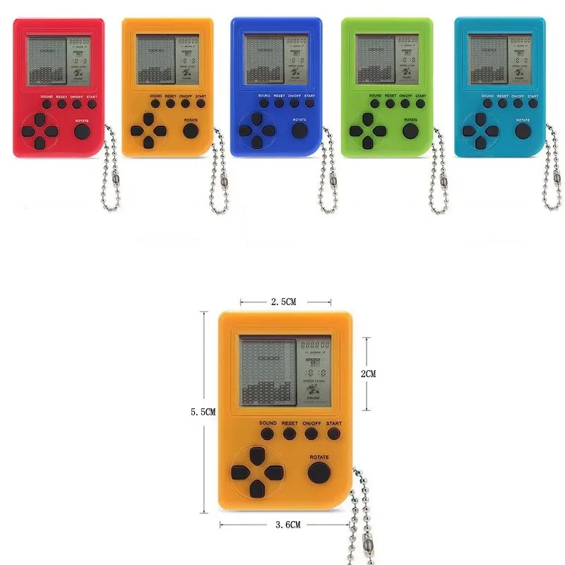 1 pcs Mini Game Player Classical Game Tetris Electronic Mini Cyber Machine Education Toys For Kids Game Keychain Gifts Toys
1 pcs Mini Game Player Classical Game Tetris Electronic Mini Cyber Machine Education Toys For Kids Game Keychain Gifts Toys