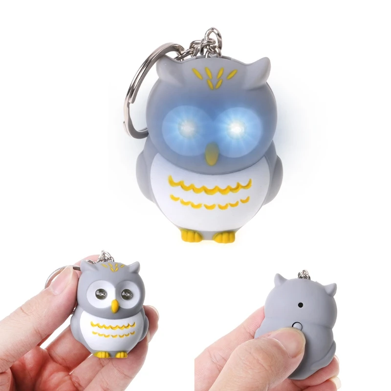 Funny LED Light 3D Cartoon Owl Keyring Sound Hooting Key Chain Key Gift Kid Toys
Funny LED Light 3D Cartoon Owl Keyring Sound Hooting Key Chain Key Gift Kid Toys