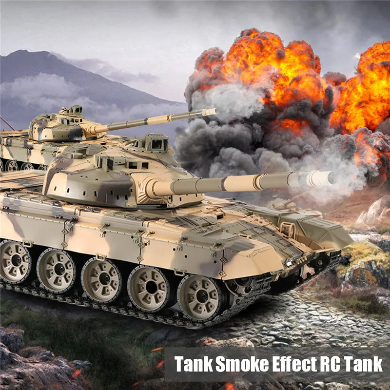 Heng Long 3938-1 RC Car 1:16 2.4Ghz Remote Control Car Russian T-90 Battle Tank With Smoking Sound Toys for Children
Heng Long 3938-1 RC Car 1:16 2.4Ghz Remote Control Car Russian T-90 Battle Tank With Smoking Sound Toys for Children