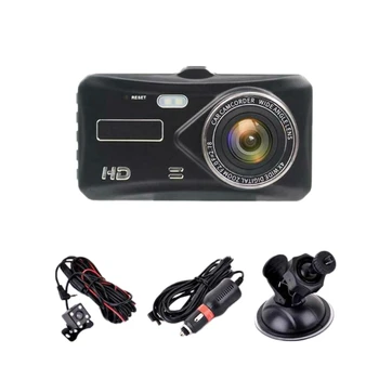 4.0 Inch Press FHD 1080P Dual Lens Car DVR Reversing Camera Video Dash Cam Recorder
4.0 Inch Press FHD 1080P Dual Lens Car DVR Reversing Camera Video Dash Cam Recorder