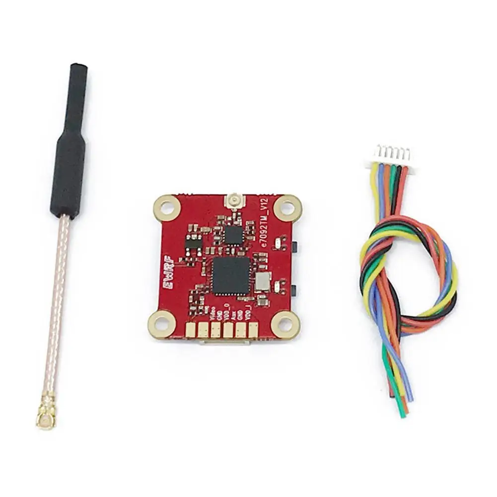 FPV Transmitter 5.8G 48CH 25/200/500mW Adjustable Image Transmission Transmitter Support OSD SBUS for Racing Drone Quadcopter
FPV Transmitter 5.8G 48CH 25/200/500mW Adjustable Image Transmission Transmitter Support OSD SBUS for Racing Drone Quadcopter