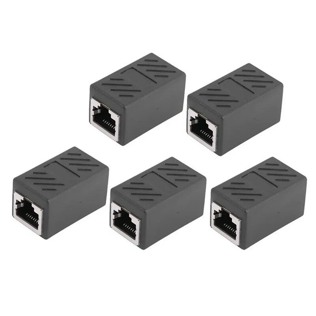 5x RJ45 Inline Coupler Cat7 Cat6 Cat5e Ethernet LAN Network Cable Adapter Patch Cord Adapter Converter
5x RJ45 Inline Coupler Cat7 Cat6 Cat5e Ethernet LAN Network Cable Adapter Patch Cord Adapter Converter