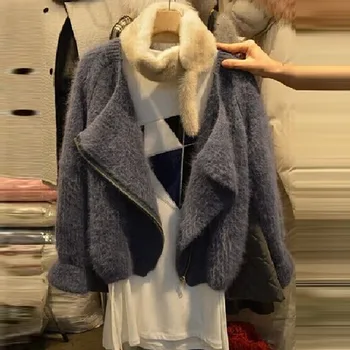 South Korea 2020 Autumn and Winter New Style WOMEN'S Dress Korean-style V-neck Imitation Mink Cashmere Loose Fashion Short Versa
South Korea 2020 Autumn and Winter New Style WOMEN'S Dress Korean-style V-neck Imitation Mink Cashmere Loose Fashion Short Versa