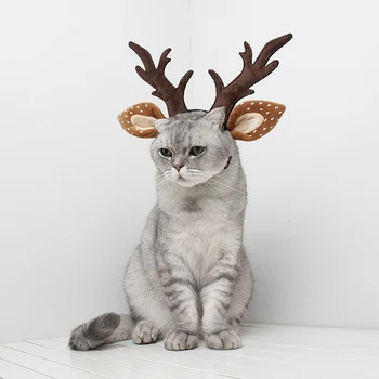 Cute Christmas Pet Headband Deer Horn Hat Costume Dog Puppy Cat Cosplay Party Headwear Caps Hat Pet Adjustable Elk Hat Hair Hoop
Cute Christmas Pet Headband Deer Horn Hat Costume Dog Puppy Cat Cosplay Party Headwear Caps Hat Pet Adjustable Elk Hat Hair Hoop