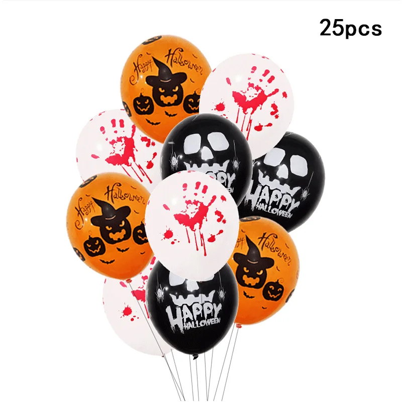 25pcs/Set Halloween Props Latex Balloons Pumpkin Bat Skull Ballons Halloween Party Ballon Decoration Home Supplies 12inch
25pcs/Set Halloween Props Latex Balloons Pumpkin Bat Skull Ballons Halloween Party Ballon Decoration Home Supplies 12inch