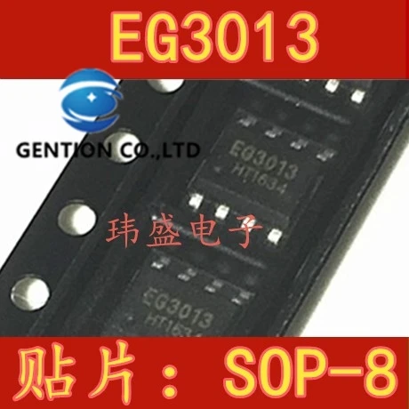 10PCS Bootstrap EG3013 SOP to eight and a half bridge driver chip in stock 100% new and original
10PCS Bootstrap EG3013 SOP to eight and a half bridge driver chip in stock 100% new and original