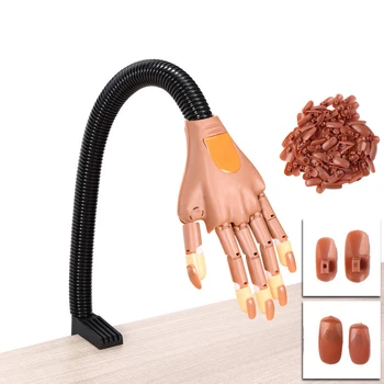 DIOZO Manicure Practice Hand Professional With Nail Tips Rotary Nail Art Equipment Model Training Hands Flexible Bendable Finger
DIOZO Manicure Practice Hand Professional With Nail Tips Rotary Nail Art Equipment Model Training Hands Flexible Bendable Finger