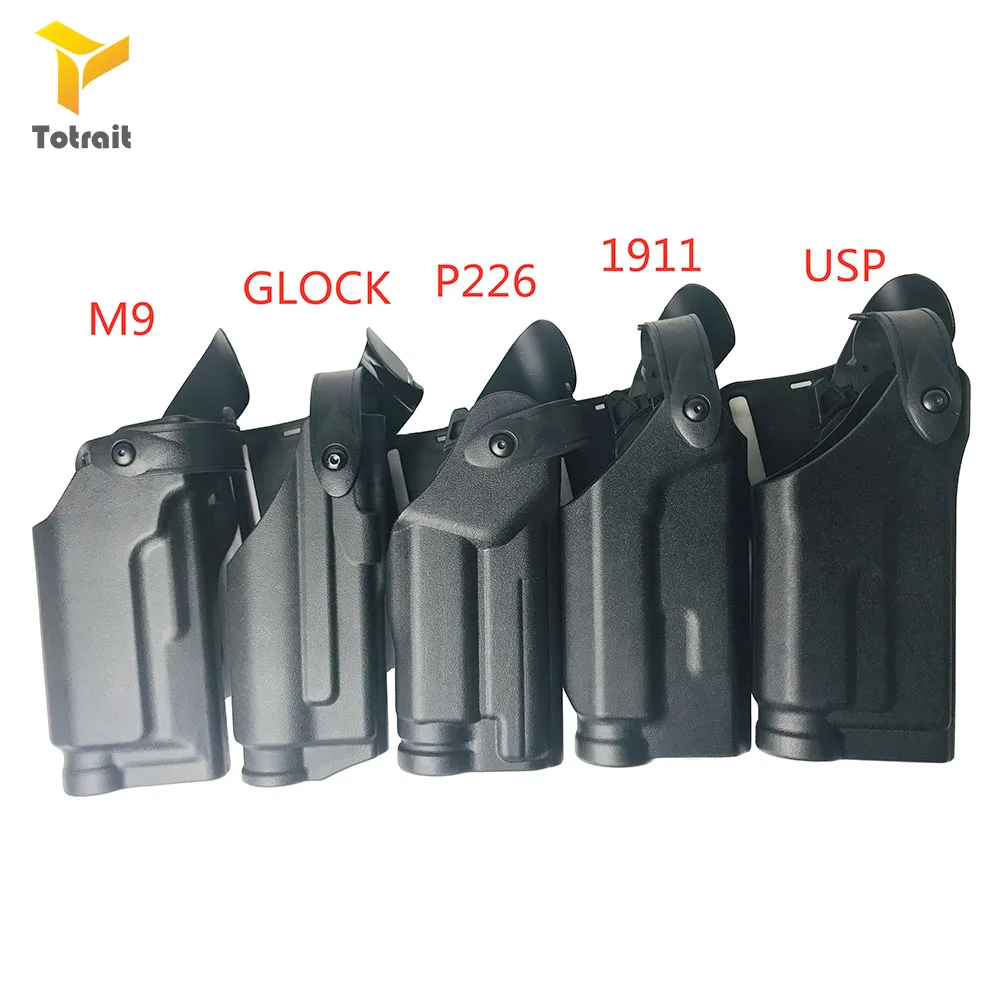 TOtrait Tactical Hunting glock17 M9 1911 USP P226 Gun Carry Pistol Holster Bearing Flashlight Right Handed Hunting Accessories
TOtrait Tactical Hunting glock17 M9 1911 USP P226 Gun Carry Pistol Holster Bearing Flashlight Right Handed Hunting Accessories