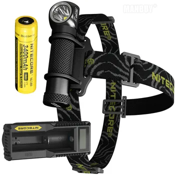 

NITECORE HC30 Headlamp + UM10 USB Charger + 18650 Battery CREE XM-L2 U2 1000 Lumens Waterproof Flashlight Torch Free Shipping