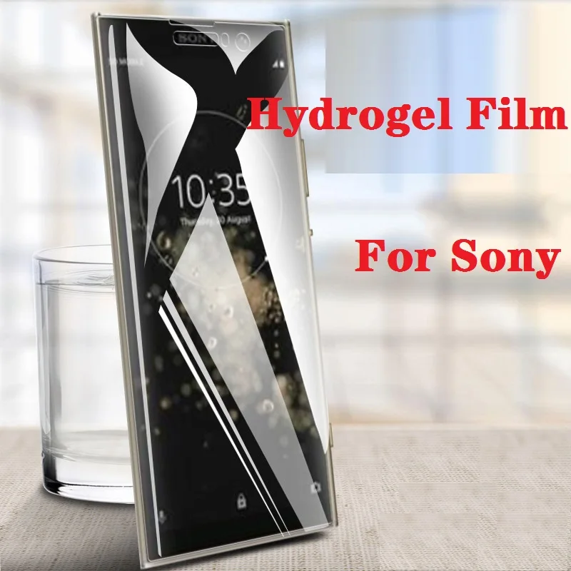 Гидрогелевая пленка для Sony Xperia 10 Plus XZ4 XZ3 XZ1 Compact XZ XZ2 Premium XA2 Ultra полное покрытие |