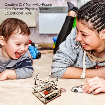 Physical Science Toy Creative DIY Merry-Go-Round Children Kids Electric Science Experiment Educational Wood Toys Gifts
Physical Science Toy Creative DIY Merry-Go-Round Children Kids Electric Science Experiment Educational Wood Toys Gifts