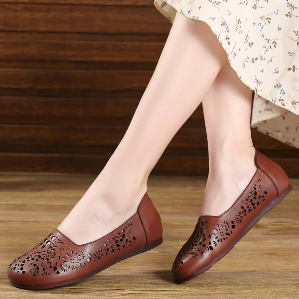 Flower Branch Retro Rub Color WOMEN'S Genuine Leather Shoes 2019 New Style Spring And Summer Porous Hollow out Sandals Casual Fl
Flower Branch Retro Rub Color WOMEN'S Genuine Leather Shoes 2019 New Style Spring And Summer Porous Hollow out Sandals Casual Fl