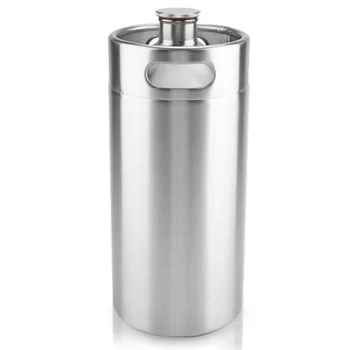 Portable Mini Keg Style Stainless Steel Beer Homebrew Barrel with Cover Beer Craft Barrel for Home Hotel Supplies(3.6L)
Portable Mini Keg Style Stainless Steel Beer Homebrew Barrel with Cover Beer Craft Barrel for Home Hotel Supplies(3.6L)
