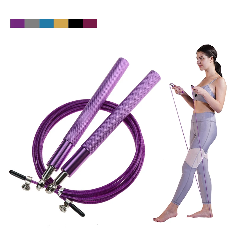 

3M Jump Skipping Rope Steel Wire Adjustable Fast Speed Handle Jumping Ropes Crossfit Boxing Gym Training Boxing Sports Exercises