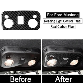 Car Stickers Real carbon fiber Reading Light Control Panel Decoration Car Styling Accessories for Ford Mustang 2015-2019 
Car Stickers Real carbon fiber Reading Light Control Panel Decoration Car Styling Accessories for Ford Mustang 2015-2019