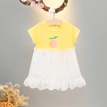 Infant Clothing For Summer Baby Girl Dress Cute Newborn Girls Short Sleeve Patchwork Princess Dress Toddler Kids Casual Dresses
Infant Clothing For Summer Baby Girl Dress Cute Newborn Girls Short Sleeve Patchwork Princess Dress Toddler Kids Casual Dresses