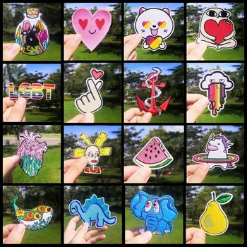 Prajna LGBT Patches Rainbow Stripes Black Cat Embroidered Iron on Patches For Clothing Stickers For Clothes Cartoon Applique DIY 
Prajna LGBT Patches Rainbow Stripes Black Cat Embroidered Iron on Patches For Clothing Stickers For Clothes Cartoon Applique DIY