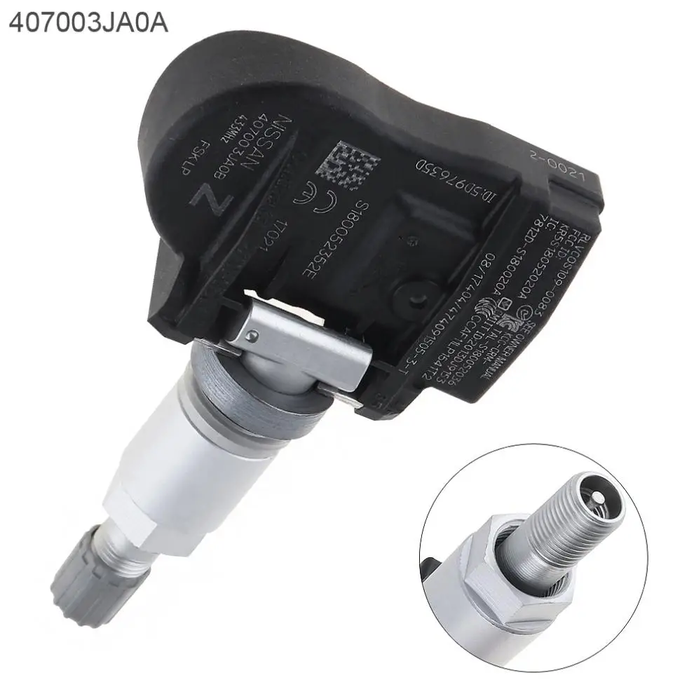 407003JA0A TPMS Tire Pressure Sensor Car Tyre Pressure Valve Automotive Tools Fit for INFINITI JX35 QX60 
407003JA0A TPMS Tire Pressure Sensor Car Tyre Pressure Valve Automotive Tools Fit for INFINITI JX35 QX60