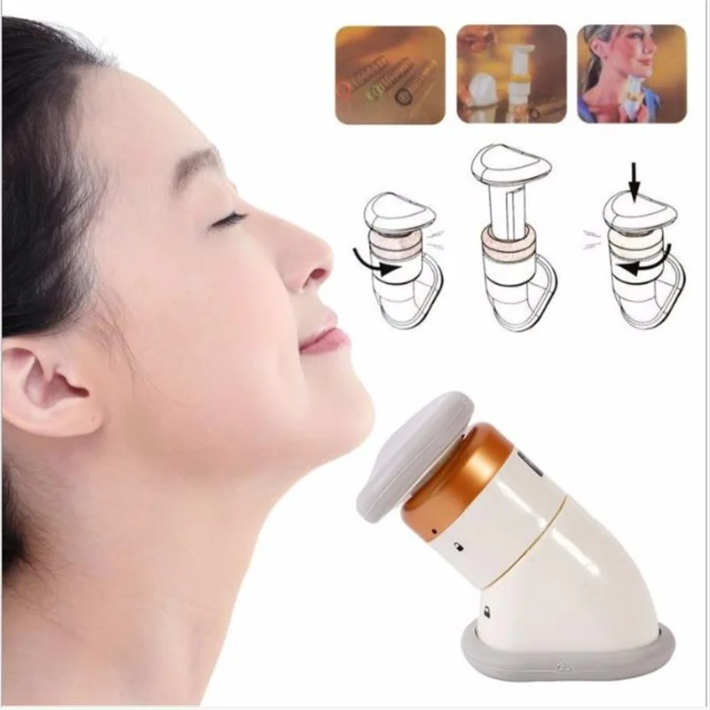 

Mini Portable Neck Slimmer Neckline Exerciser Chin Massager Reduce Double Chin Thin Skin Jaw Body Massager Health Care Tool