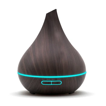 400ML Diffuser Ultrasonic Mist Maker Air Humidifier Aroma Essential Oil with Wood Grain LED Lights for Office Living Home
400ML Diffuser Ultrasonic Mist Maker Air Humidifier Aroma Essential Oil with Wood Grain LED Lights for Office Living Home