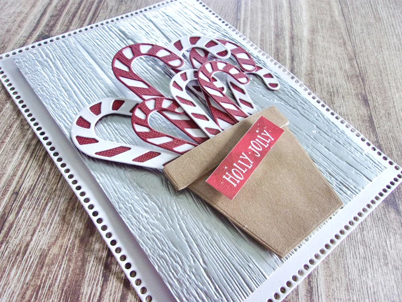 Пресс-формы Candycanes Скрапбукинг оформление открыток DIY металлический трафарет из