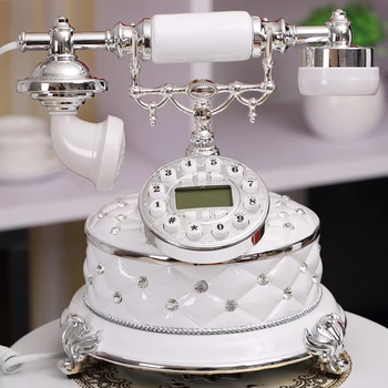 Retro Corded Decorative Phone, Vintage Button Dial Telephone Old Fashioned Landline Phones with Display Caller ID for Home
Retro Corded Decorative Phone, Vintage Button Dial Telephone Old Fashioned Landline Phones with Display Caller ID for Home