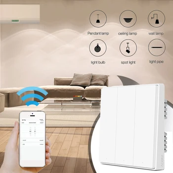 Aqara ZigBee Smart Switch Wireless Switch Key Smart Light Control Single Fire No Neutral By Smart Home APP Or Homekit Remote
Aqara ZigBee Smart Switch Wireless Switch Key Smart Light Control Single Fire No Neutral By Smart Home APP Or Homekit Remote