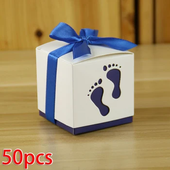 50Pcs Baby Footprints Paper Candy Box Dessert Container Birthday Gift Boxes 50*Candy Box Perfect For Candies, Desserts Etc 2020
50Pcs Baby Footprints Paper Candy Box Dessert Container Birthday Gift Boxes 50*Candy Box Perfect For Candies, Desserts Etc 2020