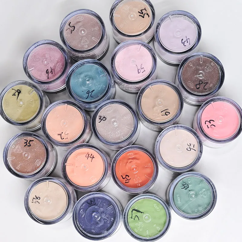 Description Picture 4 of item1Oz Dipping &Acrylic Powder 2in1 French Manicure Dust Professional Nude Glitter Acrylic Nail Dust for Extend/Sculpture/Build Nai