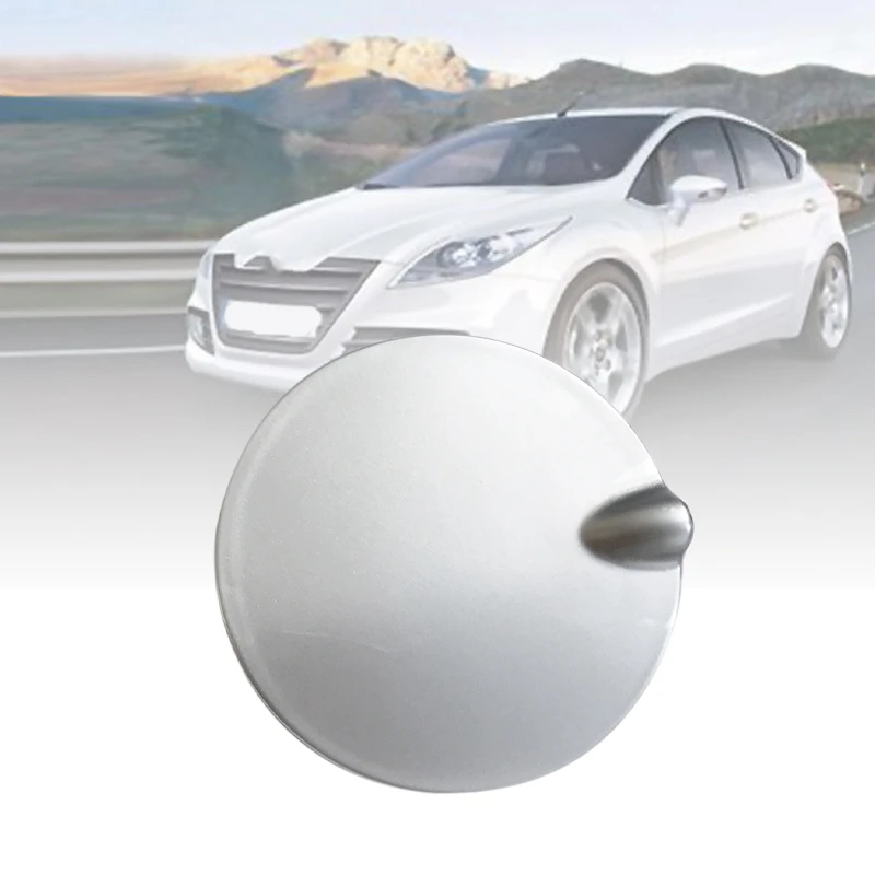 Car Fuel Tank Cover Oil Cap Fuel Gas Lid Cover Flap Fit For Ford Focus 2 Mk2 Mk3 Color : Grey